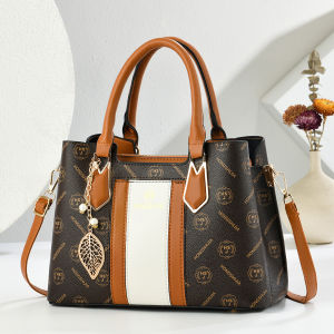 Fashionable Commuter Retro Womens Handbag 2025 New Large Middle-Aged Mom Bag Luxury Personality Handbag High-End Sensation