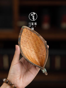 Handwoven Bamboo Tea Scoop Accessories