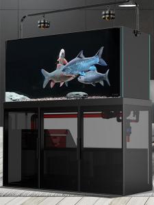 AJIASHUIZU | Ultra-thin Narrow Overflow Super White Glass Aquarium