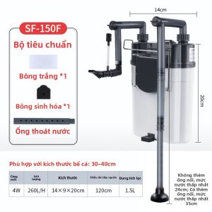 SOBO | Bộ Lọc Treo Tường cho Bể Cá Nhỏ