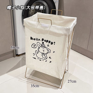 กระสอบเสื้อผ้าสีสันสดใส ความจุขนาดใหญ่ ทำจากผ้าฝ้าย รูปทรงญี่ปุ่น ที่ใส่เสื้อผ้าสกปรกสำหรับใช้ในบ้าน