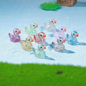 Terylin Colorful Duck Ornament: A Unique Resin Craft Decoration