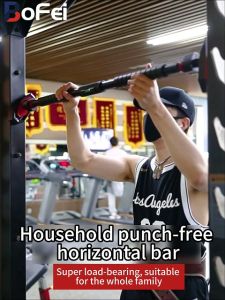 200KG Pull Up Bar Doorway Thicken Pull Ups Bar Adjustable Gym Bar Wall Training Bar Sport Equipment