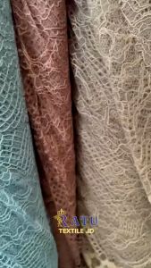 Kain Brokat Chantily Bahan Kebaya Brokat Santili Chantily Lace
