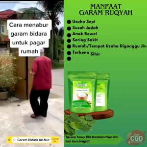 Garam Khusus Al-Quran Bidara An-Nur - Solusi Kesehatan & Hujrah Natural Halal 100% Original