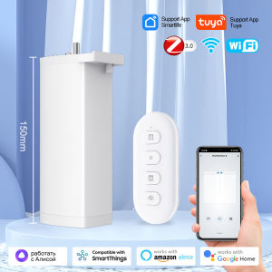generation 4 Tuya Wifi/Zigbee smart Electric Curtain Motor 15mm Intelligent Support APP Control Yandex Alice Alexa Google home