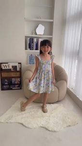 Lucuna Kiyomi - Dress Anak Perempuan [Size 1-5 Tahun] Baju Anak Cewek