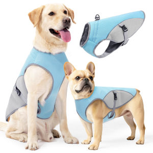 Áo Vest Làm Mát Cho Chó Với Bình Nước Di Động - Áo Khoác Làm Mát Cho Chó Khi Đi Dạo Ngoài Trời Cắm Trại Săn Bắn Huấn Luyện Vào Mùa Hè