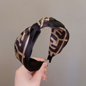 Fashionable Wide Edge Hairband Womens Outdoorsy French Style Hair Clip Headwear Elegant Vintage Pressed Hair Accessory