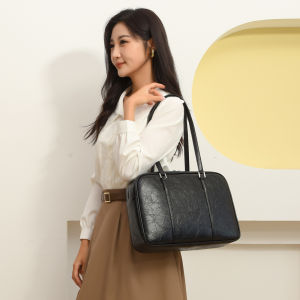 Mingke Túi đựng máy tính xách tay hợp thời trang doanh nhân Trọng lượng nhẹ chống sốc Túi Đeo Vai dành cho nữ PU 13 14 15.6 inch