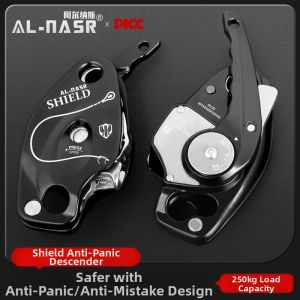 AL-NASR | Anti-accidental Touch Protection Descender for Steeplejacks & Rock Climbers