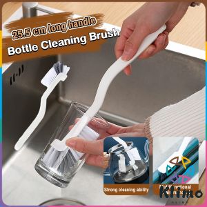 KLIMO Kitchen Cup Brush Soybean Milk Machine Bottle Cleaning Brush Lobster Brush Long Handle 25.5cm