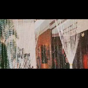 30M Crystal Curtain Acrylic Crystal Bead Curtain Crystal Garland Strands for Wedding Decoration