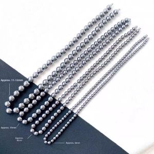 Natural Terahertz Quartz Tower Beads Necklace