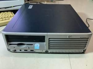 🚨มือ2 (ราคานี้เฉพาะตู้ PC) PC-ตู้นอน ชุดคอมพิวเตอร์รุ่นเก่า-HP Compaq dc7600 Small Form Factor+จอLCD HP 15นิ้วPentium4 socket630 hdd- Ram-DDR2 256x2