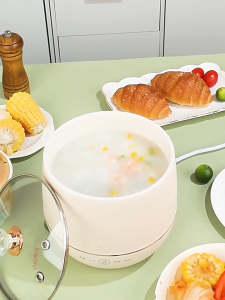 MEEVIDA 1.8L Multi-function Electric Cooker  Non-stick Pot Dormitory Electric Rice Cooker Stew Noodles Boil Congee