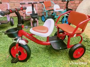 [Freeship] Xe đạp xích lô xe đạp đôi cho bé 2 - 7 tuổi ( ảnh thật )  BH 6 tháng