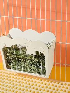 ที่ใส่หญ้ากระต่าย แบบแขวน กระต่าย Feeder กระต่ายอุปกรณ์สําหรับกรง ของใช้กระต่าย เหมาะสำหรับ ฟันแทะอื่นๆ