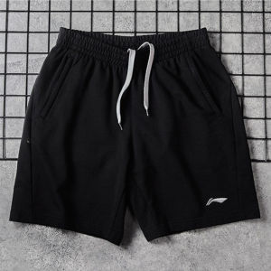 Li-Ning Men's Sport Shorts: Five-Quarter Cotton Sweatpants for Running & Training