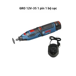 Bosch | Máy Mài Cầm Tay Không Dây Bosch GRO12V-35 Máy Khắc Mini Ít Rung Đa Năng Dùng Cho Nhiều Công Việc Thủ Công