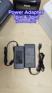 Printer Power Adapter 24V 2A/2.5A/3A Thermal Printer AC/DC Adapter (3 Pin & 5.5mmx2.5mm)