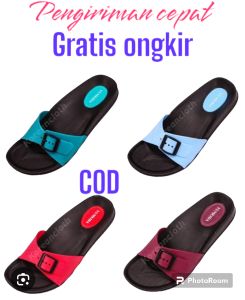 sandal slop gesper yumeida untuk wanita