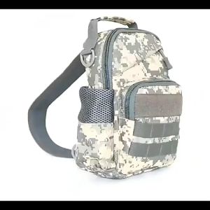 【UNI ACE】Chest bag Traveling Running Mens Outdoor  Shoulder Sling Pack Walking bags Waterproof With USB Charging Port