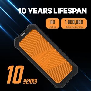 Autowit Super Capacitor Jump Starter 12V Batteryless Jump Starter 8.0 Gas&4.0 Diesel Car Jump Starter Portable Jump Starter for Car Battery Bulit-in Supercapacitor No Need Pre-Charge