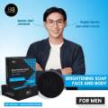 [MURAH] ORIGINAL IBS Brightening Soap For Men - Sabun Wajah Pria - Sabun Muka Pria Solusi Untuk Semua Masalah Kulit Wajah 50g (gratis sisir saku). 
