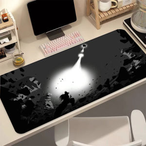 Bandai | Mouse Pad Gaming Mousepad Goku Dragon Balls Desk Mat Rubber Accessories Keyboard Pad Computer Black And White Anime Table Pad