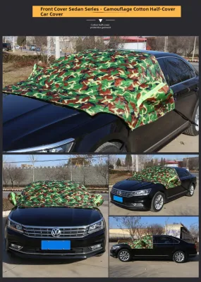 Four Seasons Sun Protection Rainproof Insulated Front Part Thickened Car Cover