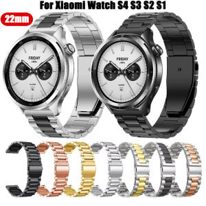 22mm Replacement Strap For Xiaomi Watch S4 Sport S3 S2 S1 Active Stianless Steel Watchband For Mi Watch 2 Pro Color 2/1 Correa