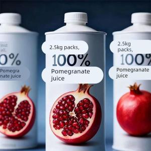 NFC 100% Pure Pomegranate Juice Sweet and Sour 1.25L*2 Bottles
