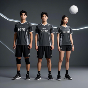 High Quality Quick Dry Volleyball Uniform Set for Men And Women Professional Competition Training Teamwear Printed Design