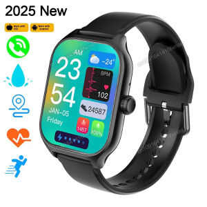 2.01 Touch Screen Smart Watch Music Steps Count Bluetooth Calls 2025 Smartwatch For Men Women Calorie Track Heart Rate Monitor