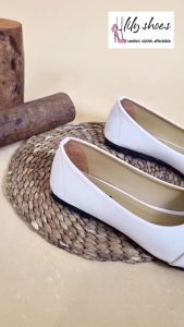DALLEYA COLLECTION - Vanessa Sepatu Wanita Flatshoes Balerina / Teplek Kerut Casual Real Pict by Lily Shoes