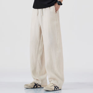 Wood soon | Vintage Breathable Linen Casual Pants