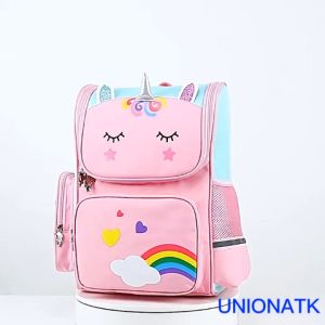 Tas Sekolah Anak Ransel Anak Tas Sekolah Kapasitas Besar Kartun Lucu Tahan Air Tas Anak Girls Backpack School Impor UNIONATK