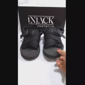 Injack Footwear - Sandal Gunung Casual Adventure Anak Cewek Divya Cooper Full Black size 22-35