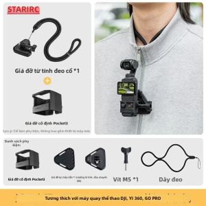 STARTRC | Đế Ghim Từ Cho Máy Ảnh Đeo Cổ Giữ Ngực & góc Quay Người Thứ Nhất