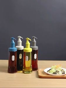 Elite Kitchen - 500ml Glass Oil Dispenser Oil Bottle Sauce Bottle Vinegar Bottle Condiment Bottle Botol Minyak Spice Jar