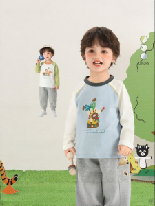 CUTEPANDAS | Áo Thun Tay Dài Chống Khuẩn Cotton