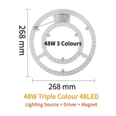 Dimmable Ceiling Light Smart Remote Controllable Magnetic LED Module Panel Ceiling Light Source