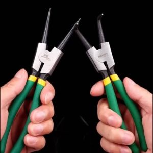 4PCS Snap Ring Pliers SetCirclip Pliers 7 Inch C Clip Pliers for Snap Ring Remover Retaining Lock Ring Pliers Set with Storage Case