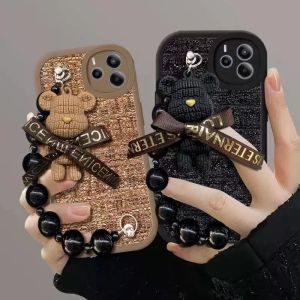 เคส Phone Case Redmi Note 14 Pro Note14 Note 14 Pro+ Plus 5G มีสินค้าในสต็อก เคสโทรศัพท์ มีกลิ่นหอมแบบเรียบง่ายแฟชั่นรุ่นใหม่แบบถักตุ๊กตาหมี3D Cover 2025