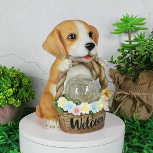 【No-Questions-Asked Refund】 Solar Animal Garden Decoration Night Light Resin Crafts