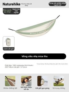 NatureHike | Hammock Đôi Nhẹ Chống Lật