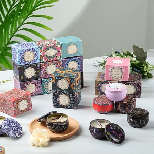 Scented Candle Home Aromatherapy Fragrance Decor Candles for Wedding Party Christening New Year gift