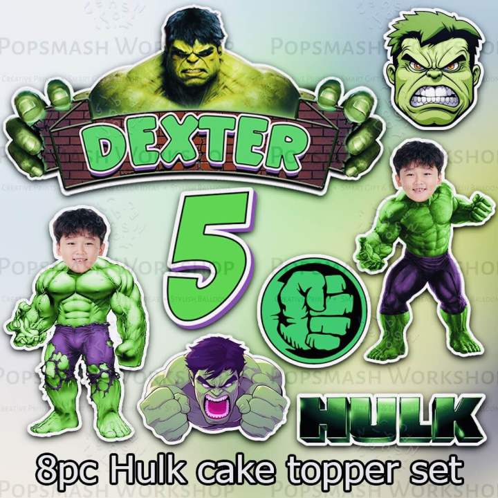 BESTZY Hulk Figura Collezionabile – Statuetta Marvel Per Bambini, Torta, Scrivania O Regalo – Modello Personaggio Avengers - 2