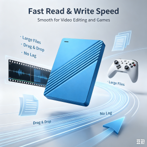 Portable External Hard Drive 2.5 Inch USB 3.0 High Speed 250GB 500GB 1TB 2TB 4TB Metal Shockproof External HDD Storage Disk